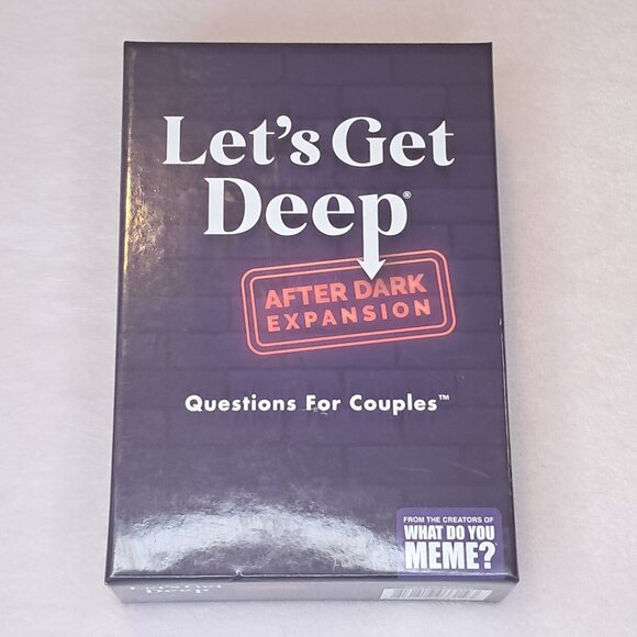 Let's Get Deep - After Dark Adult Card Game Expansion Set - Picture 1 of 2